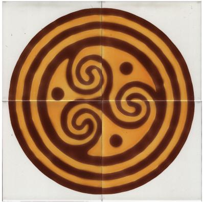 Simbolo Triskel 40x40